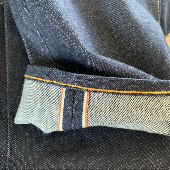 Imogene + Willie Jeans James Rigid Indigo Selvedge Straight Leg Mid Rise Size 26 - Picture 7 of 10